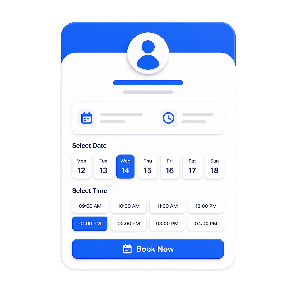 Booking Page